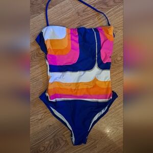 Trina Turk Avalon Surf Club bandeau one piece